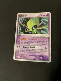 Celebi EX 17/17 Pop Series 2 Holo Rare Pokemon TCG Promo Card - Image 1