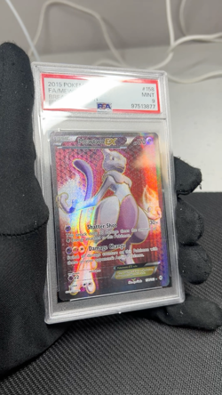 Mewtwo EX 158/162 Full Art Pokemon Card PSA 9 XY 2015 BREAKthrough TCG CCG - Image 2
