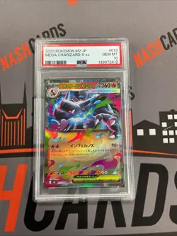 PSA 10 Pokemon Card Japanese Mega Charizard X ex RR 013/080 Inferno X M2 - Image 1