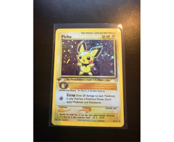Pichu 12/111 Neo Genesis 1st Edition Holo Rare Pokemon TCG Nintendo Pikachu - Image 1