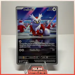 Delibird Illustration Rare Holo ME01 Mega Evolution 152/132 NM Pokemon TCG IR - Image 1