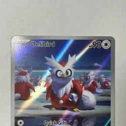 Delibird Illustration Rare Holo ME01 Mega Evolution 152/132 NM Pokemon TCG IR - Image 2