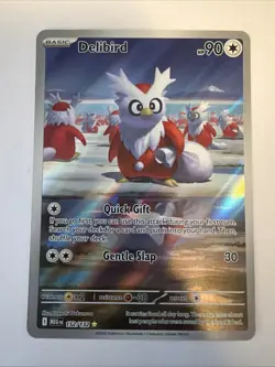 Delibird 152/132 Illustration Rare ME01: Mega Evolution Base NM/M Pokemon TCG - Image 1