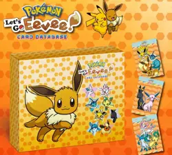 GOLD Edition Pokemon Let’s Go Eevee Database Box - Complete Set! Sealed Box - Image 1