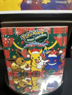 Pokemon Christmas Card Database Full Set ! Sealed Pikachu , Gengar Christmas - Image 1