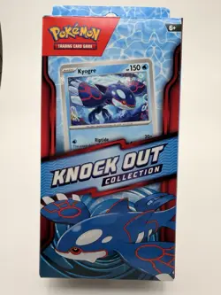 Pokemon TCG | Knock Out Collection | Kyogre | Factory Sealed- 2 packs & Stickers - Image 1