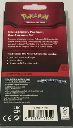 Pokemon TCG | Knock Out Collection | Kyogre | Factory Sealed! - Image 2