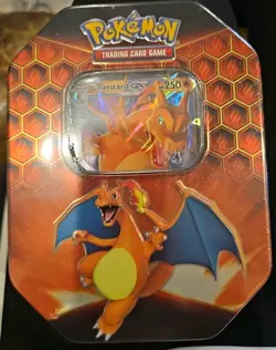 Pokemon TCG Hidden Fates Charizard GX Tin NEW & Factory Sealed 820650804816 - Image 1