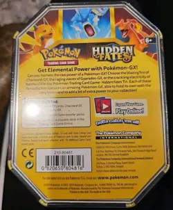 Pokemon TCG Hidden Fates Charizard GX Tin NEW & Factory Sealed 820650804816 - Image 2