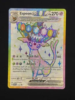 Pokemon Espeon ex SVP175 Sv: Scarlet & Violet Promo Cards Holo - Image 1