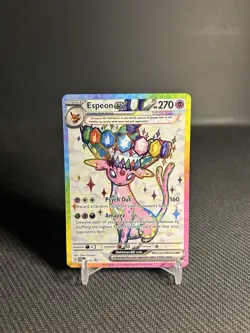 Pokemon TCG Espeon ex SVP175 Sv: Scarlet & Violet Promo Cards Holo NM - Image 1