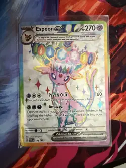 Espeon EX SVP #175 Sv: Scarlet & Violet Black Star Promo Cards Holo - Image 1
