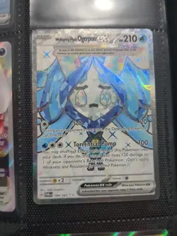 Pokemon TCG Wellspring Mask Ogerpon EX Twilight Masquerade Card 194/167 NM - Image 1