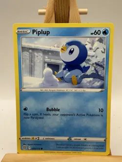 Piplup 035/172 Brilliant Stars Common Pokemon Card Near Mint - Image 1