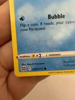 Piplup 035/172 Brilliant Stars Common Pokemon Card Near Mint - Image 5