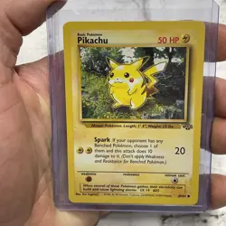 Pokemon Card Pikachu Jungle 60/64 WOTC Card Unlimited NM Near Mint Pokemon Vtg - Image 1