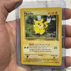 Pokemon Card Pikachu Jungle 60/64 WOTC Card Unlimited NM Near Mint Pokemon Vtg - Image 2
