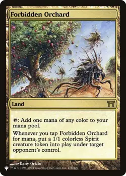 NM Forbidden Orchard, MTG, The List, Magic the Gathering, 276 - Image 1