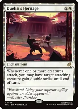 MTG - Duelist's Heritage - TLE 0153 - The Last Airbender - Rare - Magic - Image 1