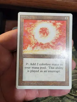 Revised 3rd Edition MTG 1 Sol Ring Magic - Image 1