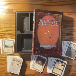 MTG: Vintage ‘94 Revised 170 White And Black Lot & Opened / Empty Starter Box - Image 1