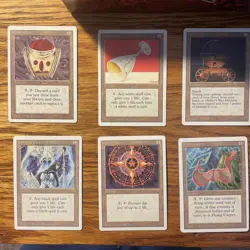 MTG: Vintage ‘94 Revised 170 White And Black Lot & Opened / Empty Starter Box - Image 3