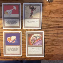 MTG: Vintage ‘94 Revised 170 White And Black Lot & Opened / Empty Starter Box - Image 4