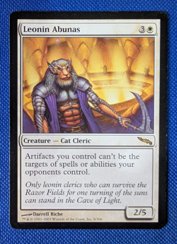 Leonin Abunas, Mirrodin, Archenemy, Magic the Gathering, MTG - Image 1