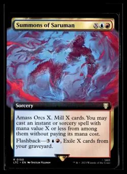 2023 MTG LTR Summons of Saruman R Sorcery #150 - Image 1