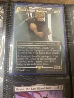 Cloud, Midgar Mercenary (Borderless) Final Fantasy Foil - Image 1