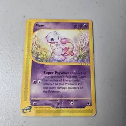 Pokemon TCG Mew Expedition Base Set E Reader Rare 2002 55/165 - Image 1