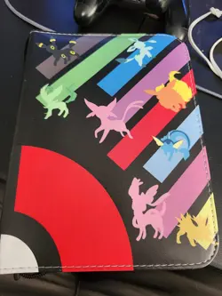 Pokemon Eevee Binder With Eevee And Evolutions Collection - Image 1