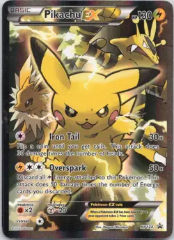 2016 XY, Promos - XY Promos Pikachu-EX Basic/Promo #XY124 - Image 1