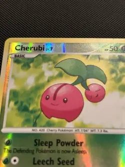 Cherubi 75/130: Pokemon TCG Diamond and Pearl Reverse Holo Card - Image 3