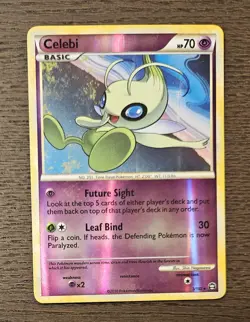Celebi 3/102 Reverse Holo Pokemon TCG HGSS Triumphant NM - Image 1