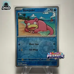 Slowpoke 018/131 Reverse Holo Pokemon Prismatic Evolutions MINT SHIPPED TODAY! - Image 1