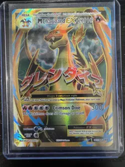 M Charizard EX Evolutions 101/108 Holo Full Art LP Pokemon Card T1 - Image 1