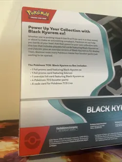 Pokemon TCG Black Kyurem EX Collection Box Stamp Promo Cards Factory Sealed New - Image 5