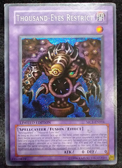 YUGIOH THOUSAND-EYES RESTRICT MC1-EN004 SECRET LIMITED ED #CA14 - Image 1