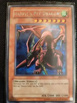 Harpie's Pet Dragon (Forbidden Memories) FMR-002 Yu-Gi-Oh! Video Game... - Image 1
