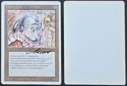 SIGNED MtG Magic Anson Maddocks _ Revised _ Artist Proof _ LIVING WALL _ 1/100! - Image 1