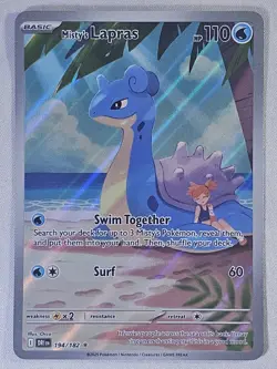 Misty's Lapras 194/182 Illustration Rare Destined Rivals NM Pokemon Card - Image 1