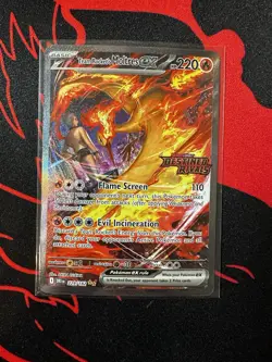 CLEAN Team Rockets Moltres EX Destined Rivals 229/182 Stamped Pokemon TCG - Image 1