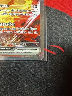 CLEAN Team Rockets Moltres EX Destined Rivals 229/182 Stamped Pokemon TCG - Image 3