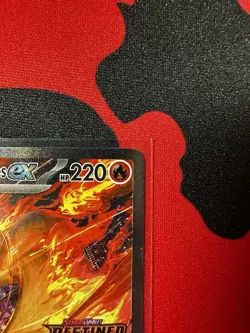 CLEAN Team Rockets Moltres EX Destined Rivals 229/182 Stamped Pokemon TCG - Image 4