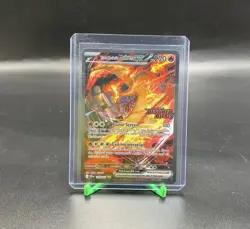 Team Rockets Moltres EX Destined Rivals Stamped SIR 229/182 Pokemon TCG NM - Image 1