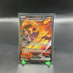 Team Rockets Moltres EX Destined Rivals Stamped SIR 229/182 Pokemon TCG NM - Image 2