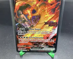 Team Rockets Moltres EX Destined Rivals Stamped SIR 229/182 Pokemon TCG NM - Image 4