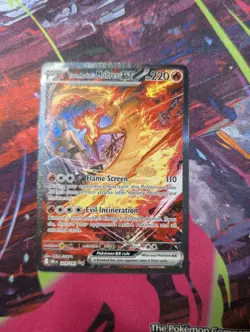 Team Rockets Moltres EX 229/182 Destined Rivals Pokemon TCG - Image 1