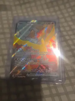 Pokemon TCG Team Rockets Moltres EX Full Art Destined Rivals 208/182 English - Image 2